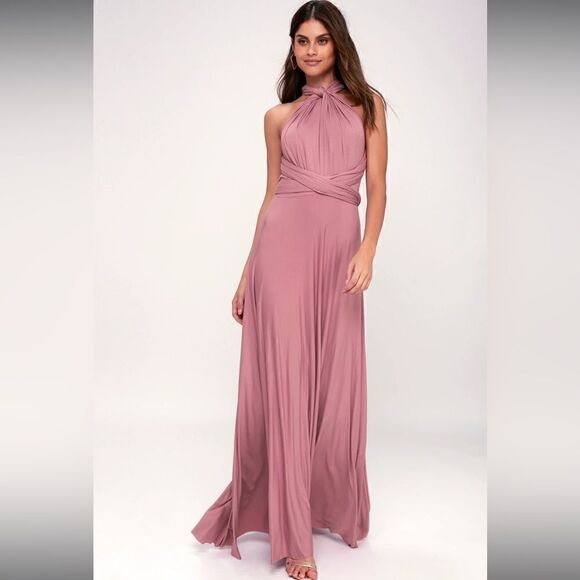 Lulu’s Tricks of the Trade Mauve Maxi Dress - Picture 4 of 16